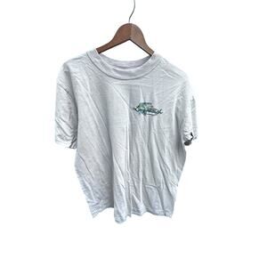Vintage 90's Fishing Shirt Made in USA - Large Mouth Bass Size L